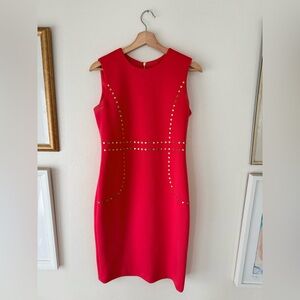 Calvin Klein Vibrant Coral Pink Dress